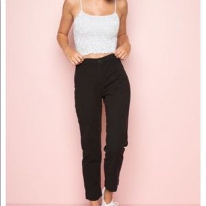 brandy Melville black Tilden pants